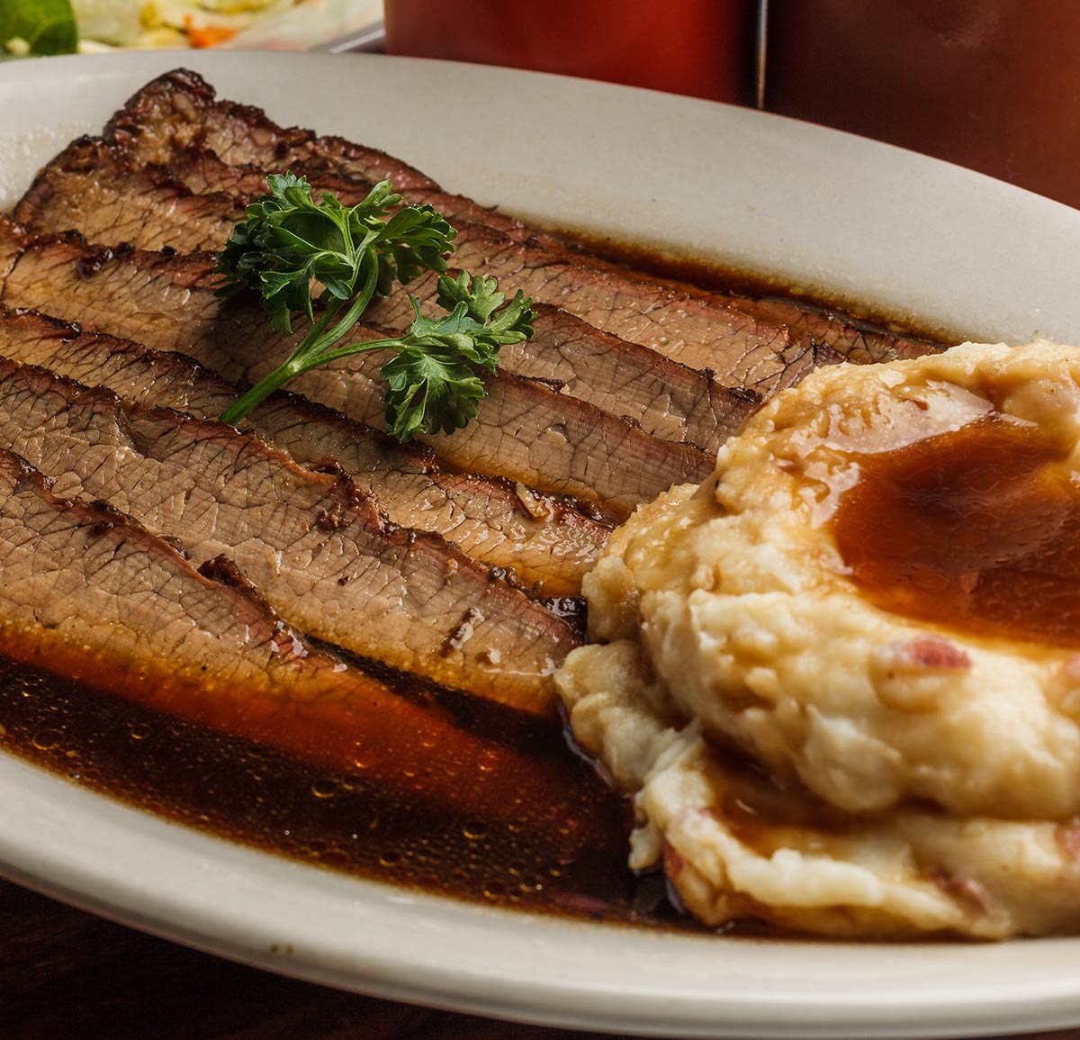 Smoked Brisket Platter TJ Ribs