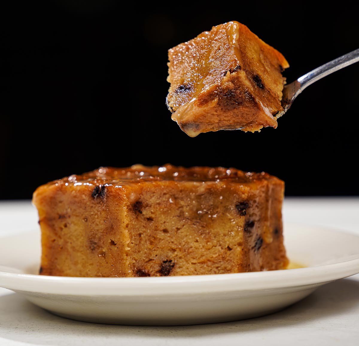 Bread Pudding with Whiskey Sauce - TJ Ribs