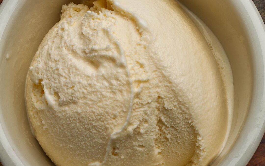 Golden Vanilla Ice Cream
