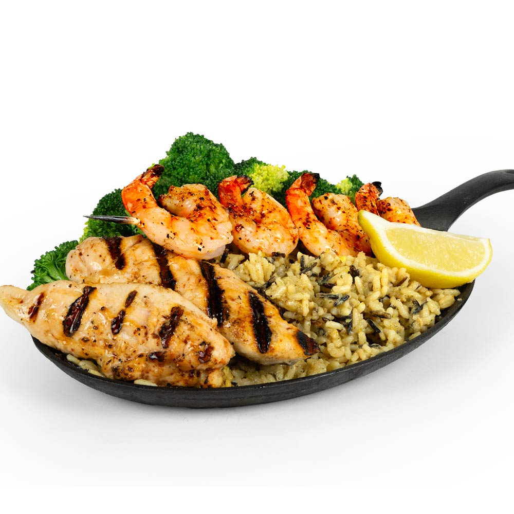 Grilled Shrimp & Chicken - TJ Ribs